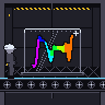 In a bay of the shop's shelf, lit cyan, the cleaner in a white hard hat walks along the belt to the acrylic stand that shows the squiggle of hash 0x6cf1e71d, breathes on it, polishes the fog off with a yellow duster, steps back as a glint runs across the pane, and taps the pane to show it off, leaves a fingerprint, and rubs that off too.