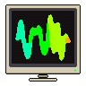 An old beige computer powers on, types out hash 0x0e801fb0, and at the click of GENERATE draws its squiggle stroke by stroke before powering down.