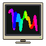 An old beige computer powers on, types out hash 0xc6250d19, and at the click of GENERATE draws its squiggle stroke by stroke before powering down.